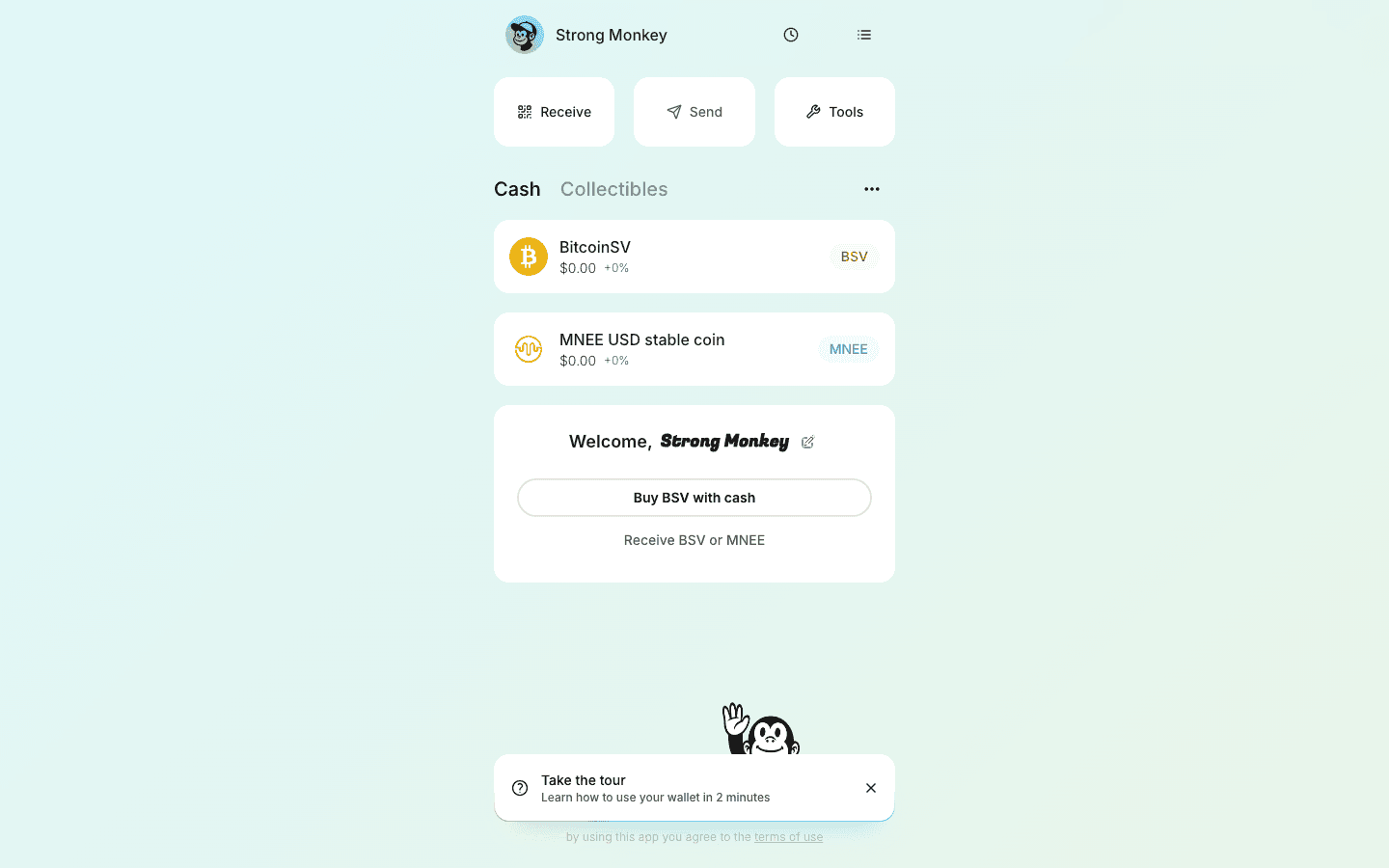 Primate.cash, A privacy-first web wallet for everyday crypto