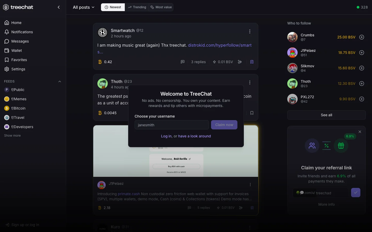 TreeChat, Social platform · Concept to launch